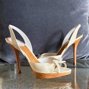 Vintage CHRISTIAN DIOR patent leather heels